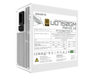 GIGABYTE UD750GM PG5 ICE 750W 80 Plus Gold ATX 3.1 GP-UD750GM PG5 ICE - 1362960 - zdjęcie 6